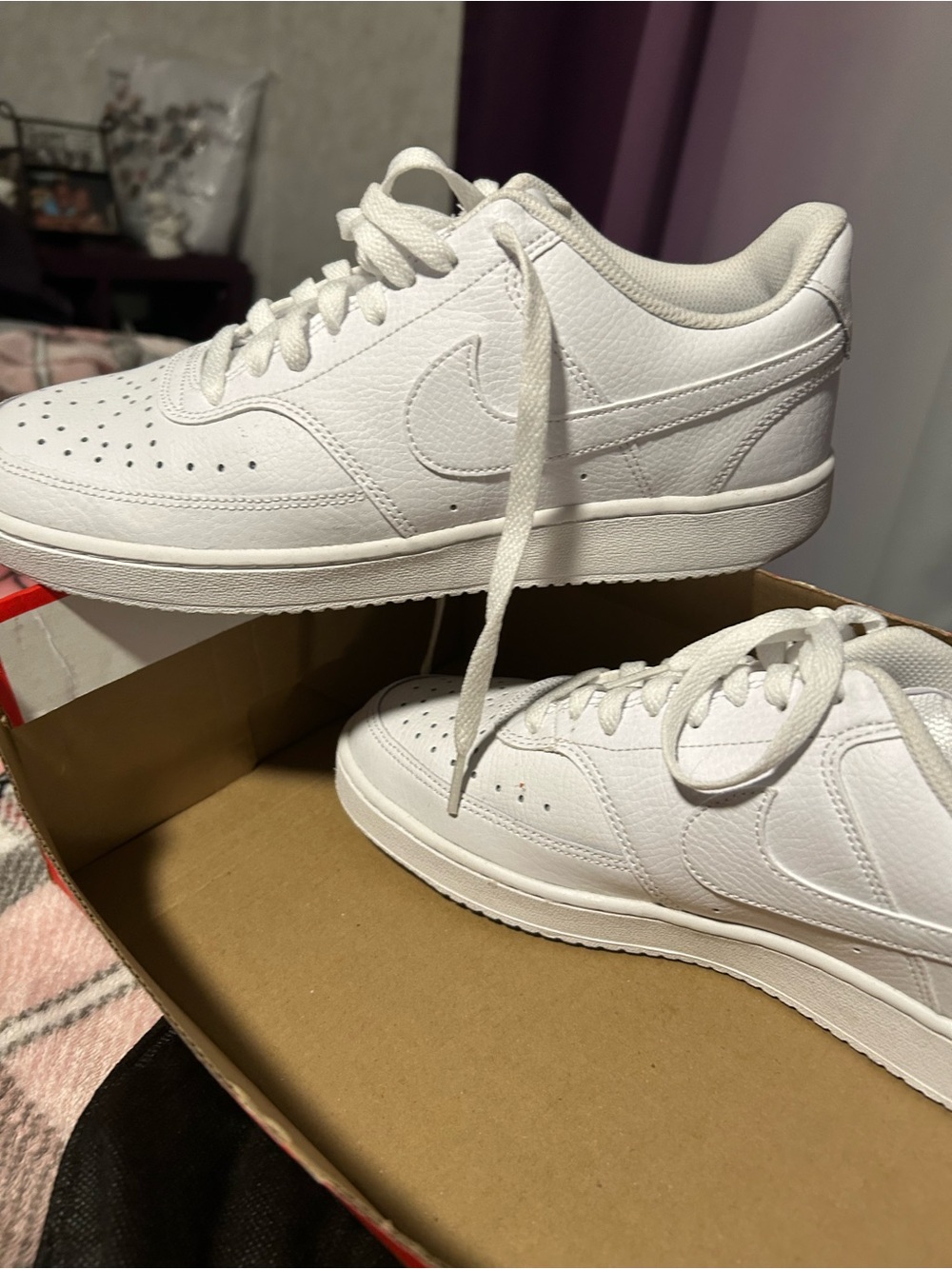 Nike Women's All-White Low Top Sneakers